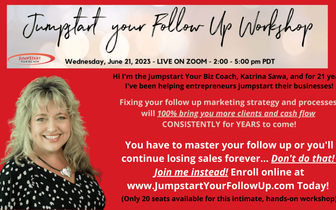 Do you believe that the fortune is in the follow up? 🤔