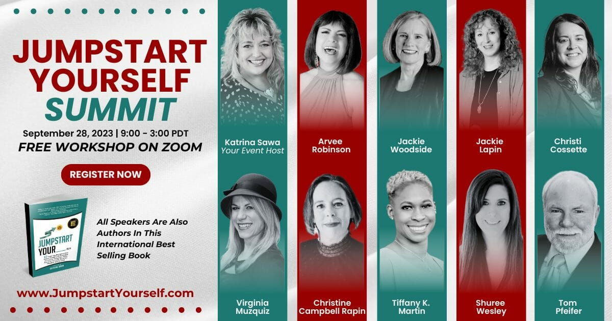 Katrina Sawa w/ books